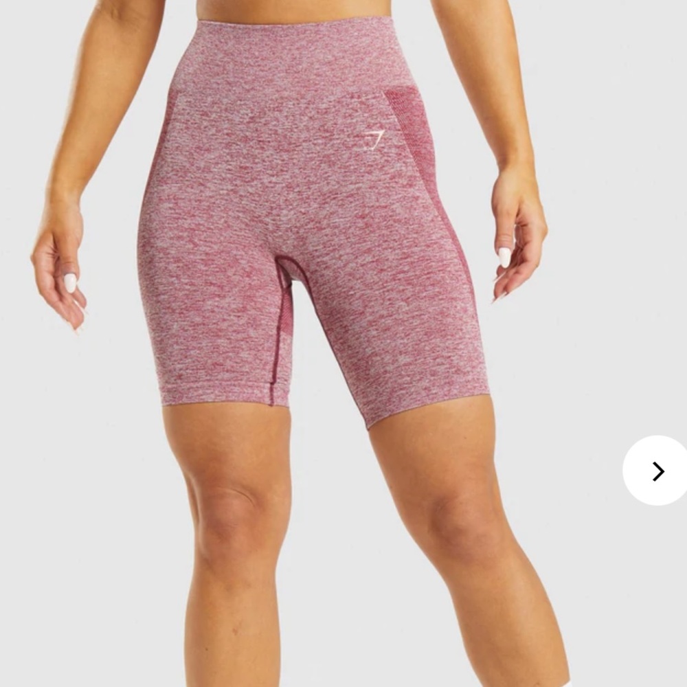 COPY - Discontinued Red Marl Gym Shark biker shorts